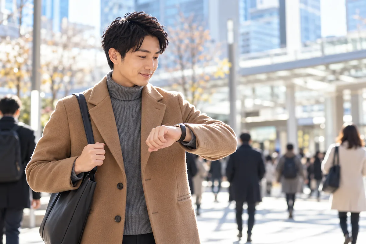明るい昼のカフェで向かい合い笑顔で会話する20代後半の男女